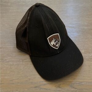 KUHL brand men’s logo trucker Snap back canvas hat cap